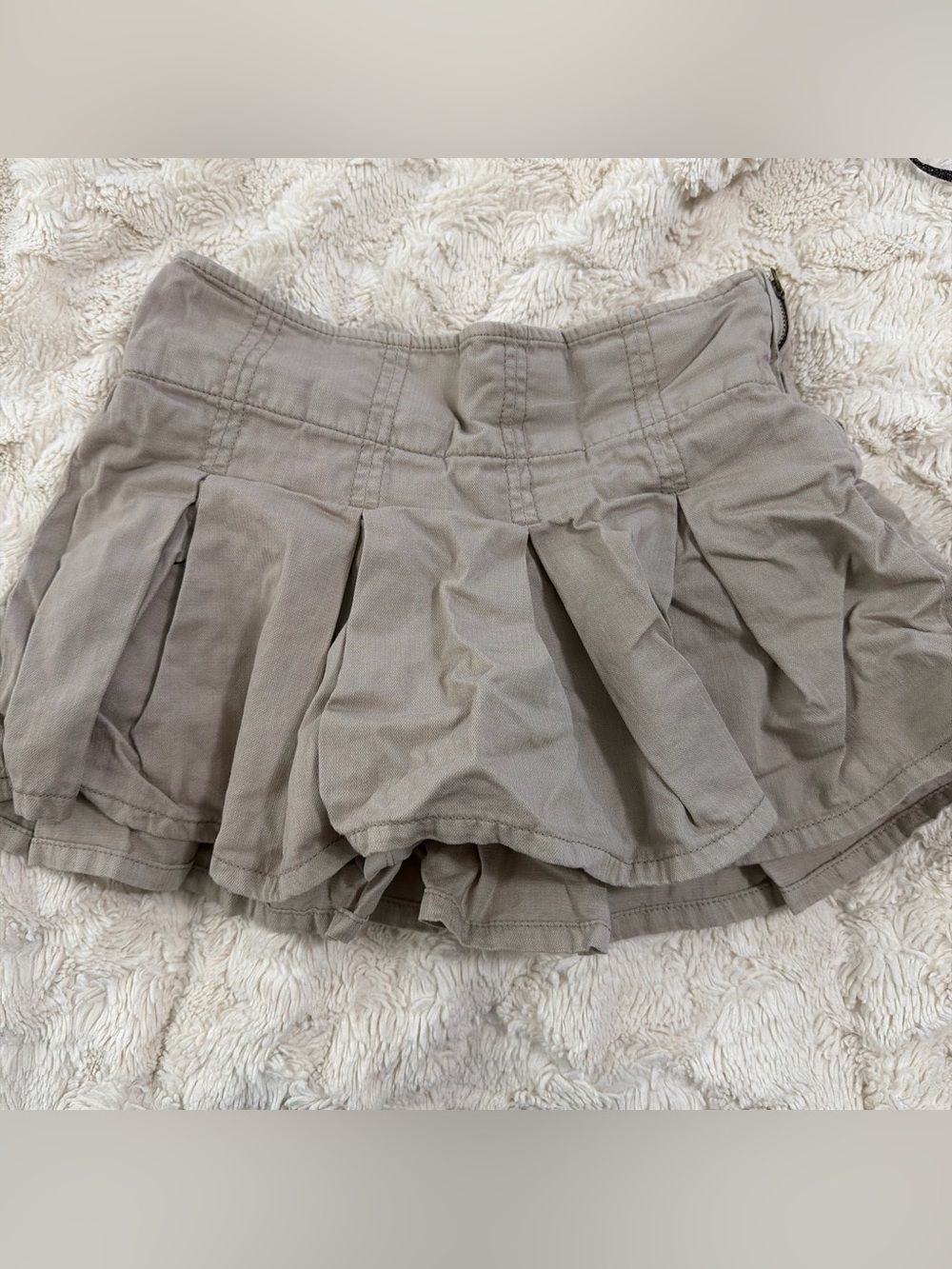 Garage Pleated Mini Skirt